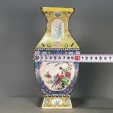  Bình Pháp Lang Tứ Diện Uyên Ương gần hoa sưu tầm BKCECN-9526 