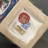  Bình Pháp Lang Tứ Diện Uyên Ương gần hoa sưu tầm BKCECN-9526 