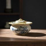  Điếu Bát Trúc Lâm Thất Hiền bọc đồng BKCECN-9549 