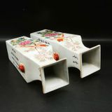  Bình Tứ Diện Phấn Thái Hoa Điểu sưu tầm BKCECN-9534 