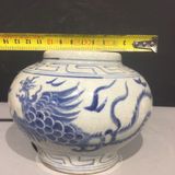  Hũ Rồng men già rạn rõ vẽ tay sưu tầm BKCECN-9542 