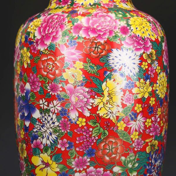  Bình gốm Trăm Hoa Đua Nở BKCECN-9544 