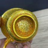  Chén đồng hoa mai đồng xưa sưu tầm dát vàng BKMECN-9518 