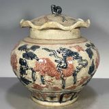  Hũ Lá Sen Kỳ Lân sưu tầm BKCECN-9555 