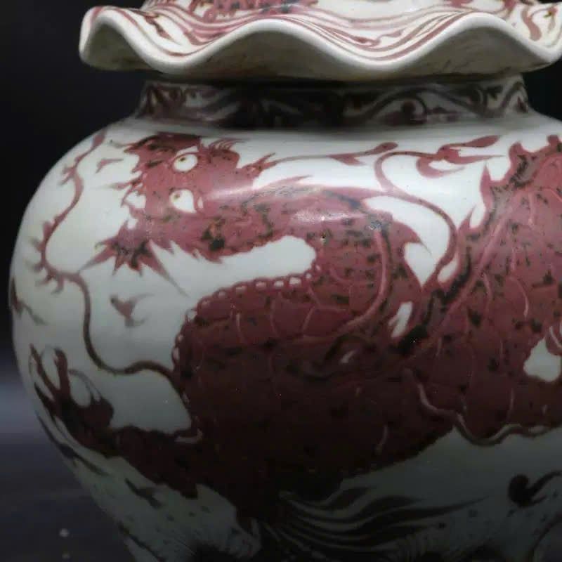  Bình gốm Hàng men già nung củi BKCECN-9557 