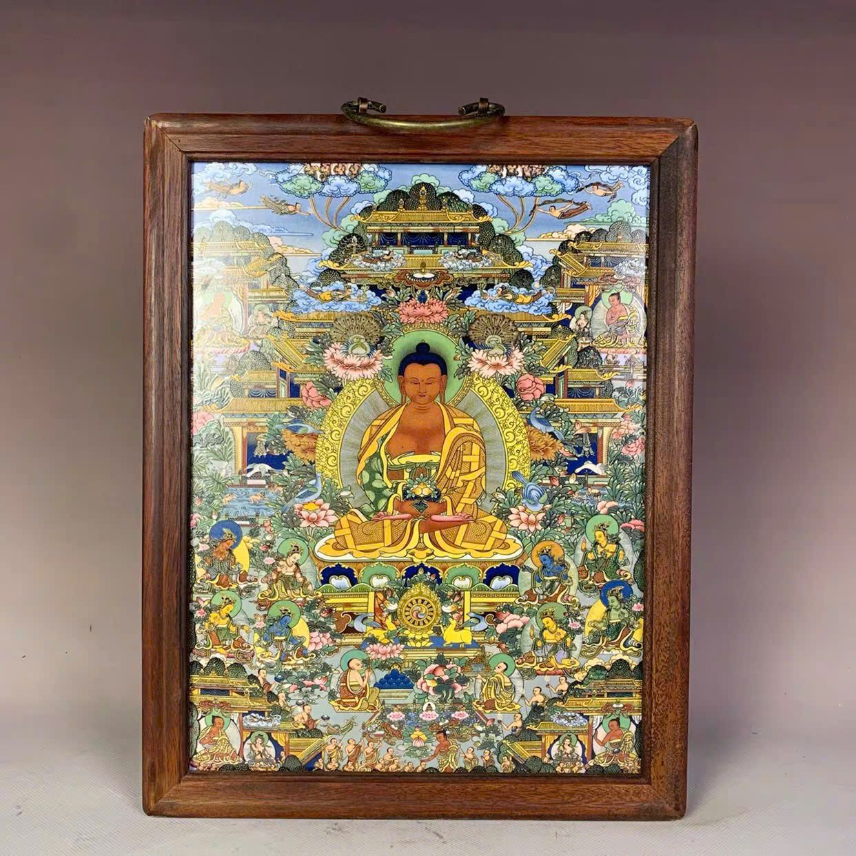  Tranh gỗ Phật xưa sưu tầm BKCECN-9561 