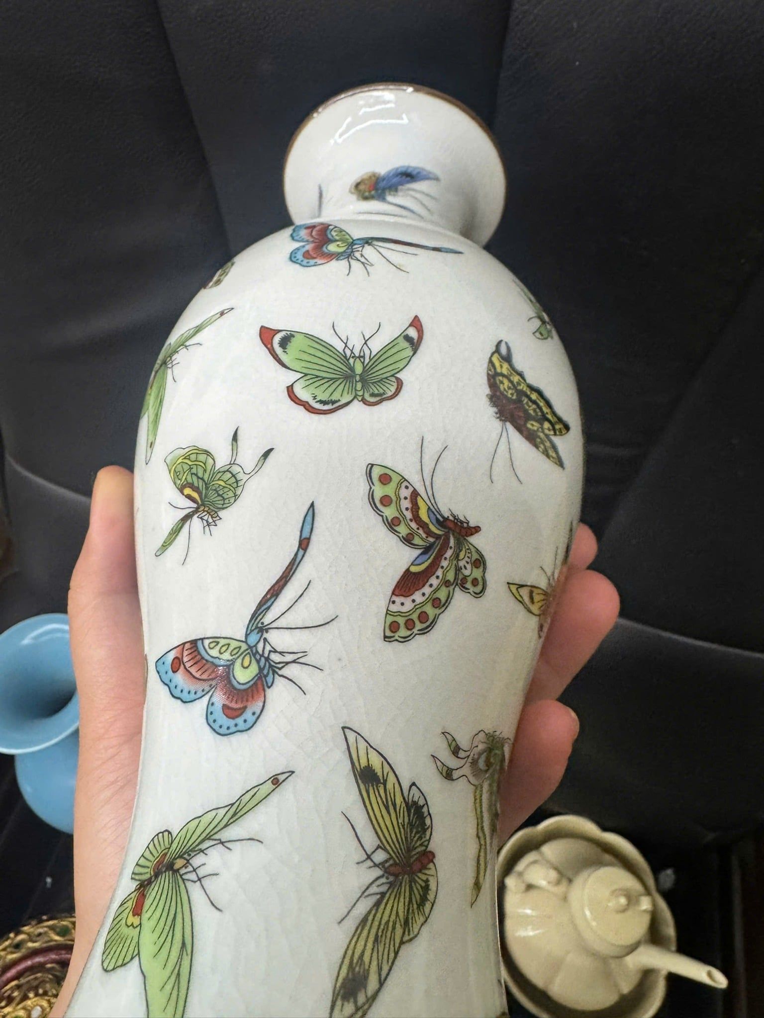  Bình Bách Điệp vẽ tay sưu tầm  BKCECN-9565 