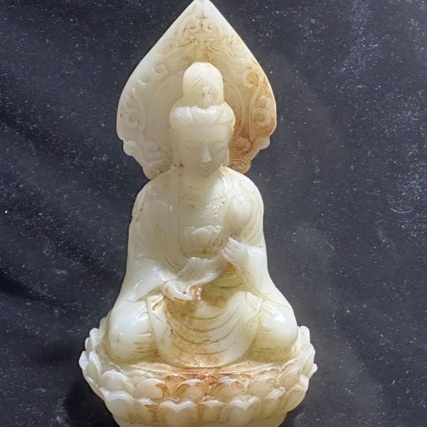  Tượng Phật Ngọc xưa sưu tầm BKSTCN-9477 