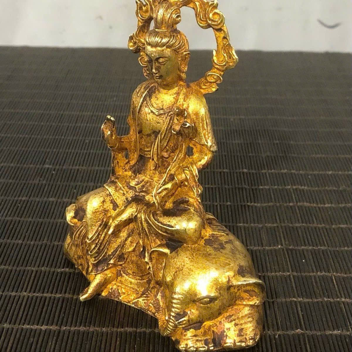  Tượng Phật Đồng Mạ Vàng BKMECN-9520 