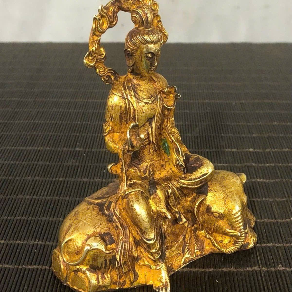  Tượng Phật Đồng Mạ Vàng BKMECN-9520 