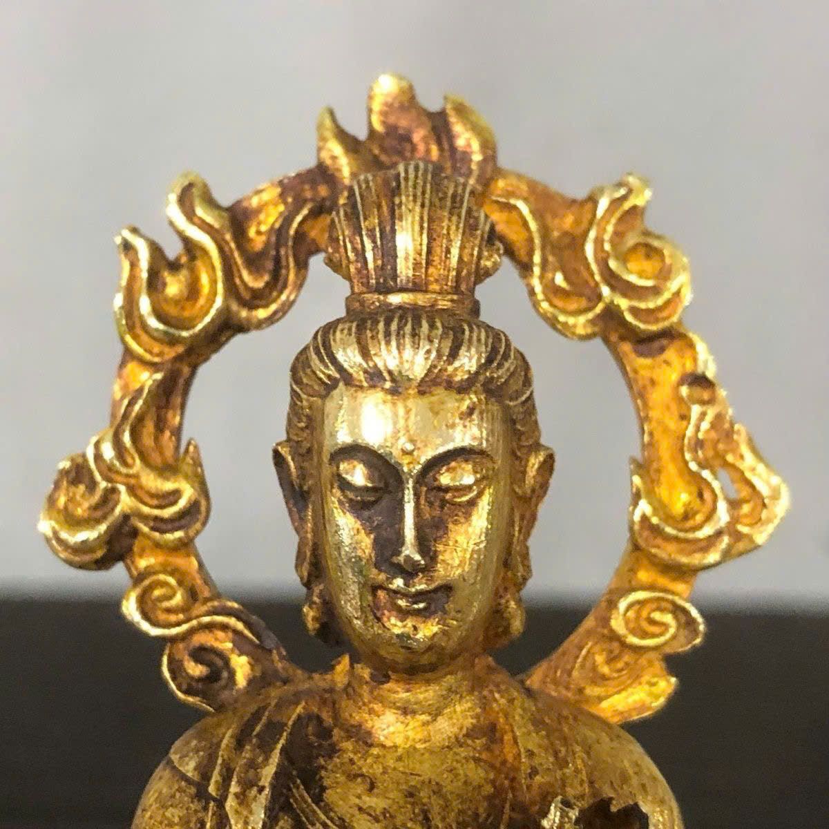  Tượng Phật Đồng Mạ Vàng BKMECN-9520 