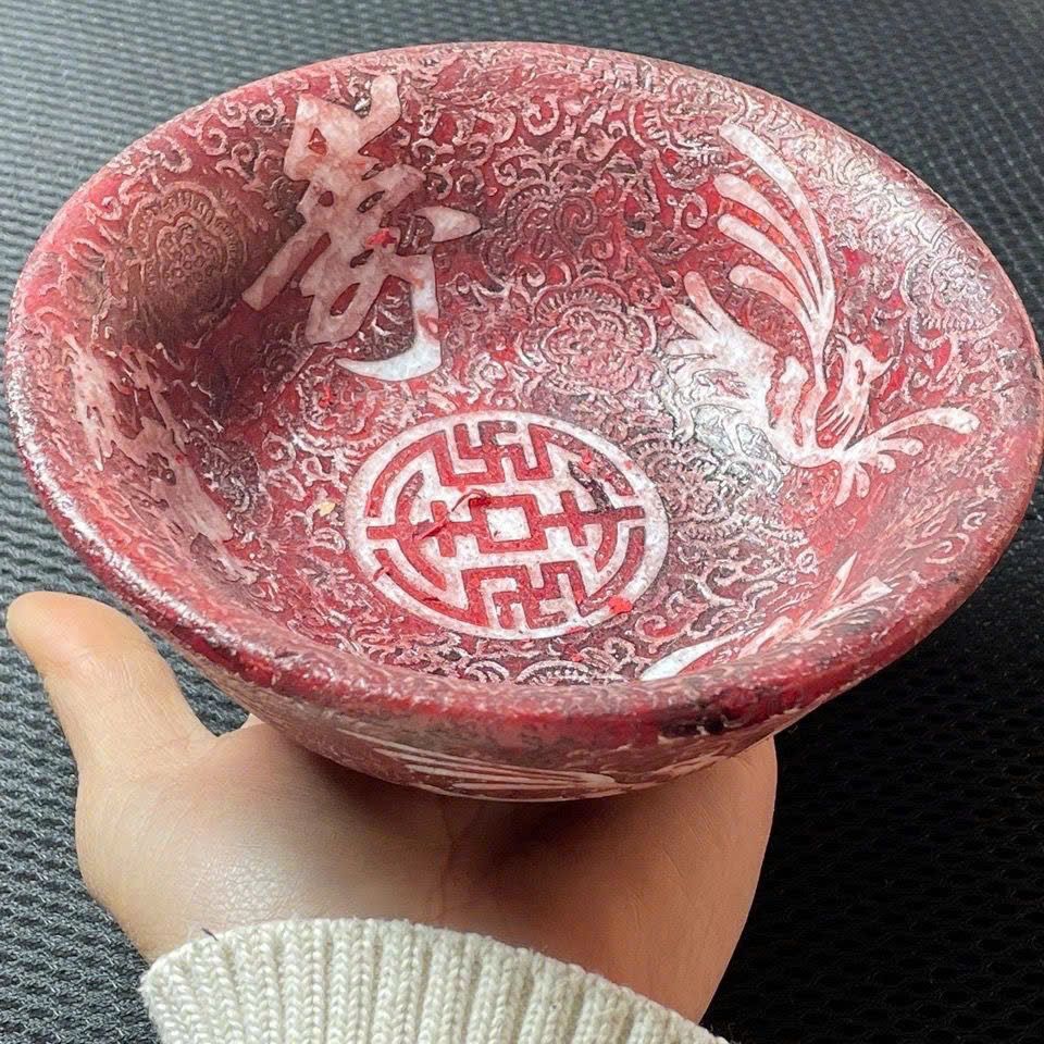  Bát Ngọc xưa ám họa sưu tầm BKCECN-9575 