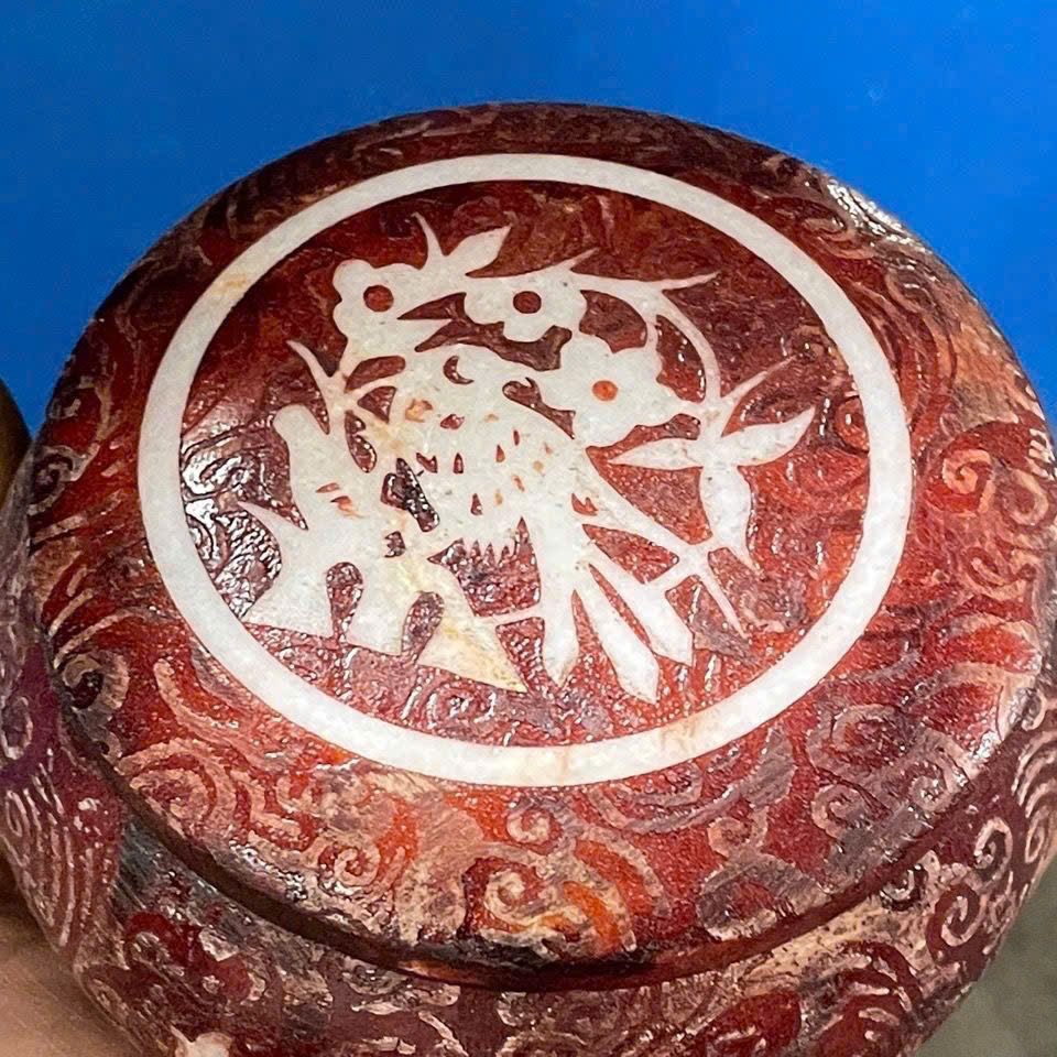  Hũ Trà hoa Điểu ngọc xưa sưu tầm BKCECN-9578 