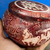  Hũ Trà hoa Điểu ngọc xưa sưu tầm BKCECN-9578 