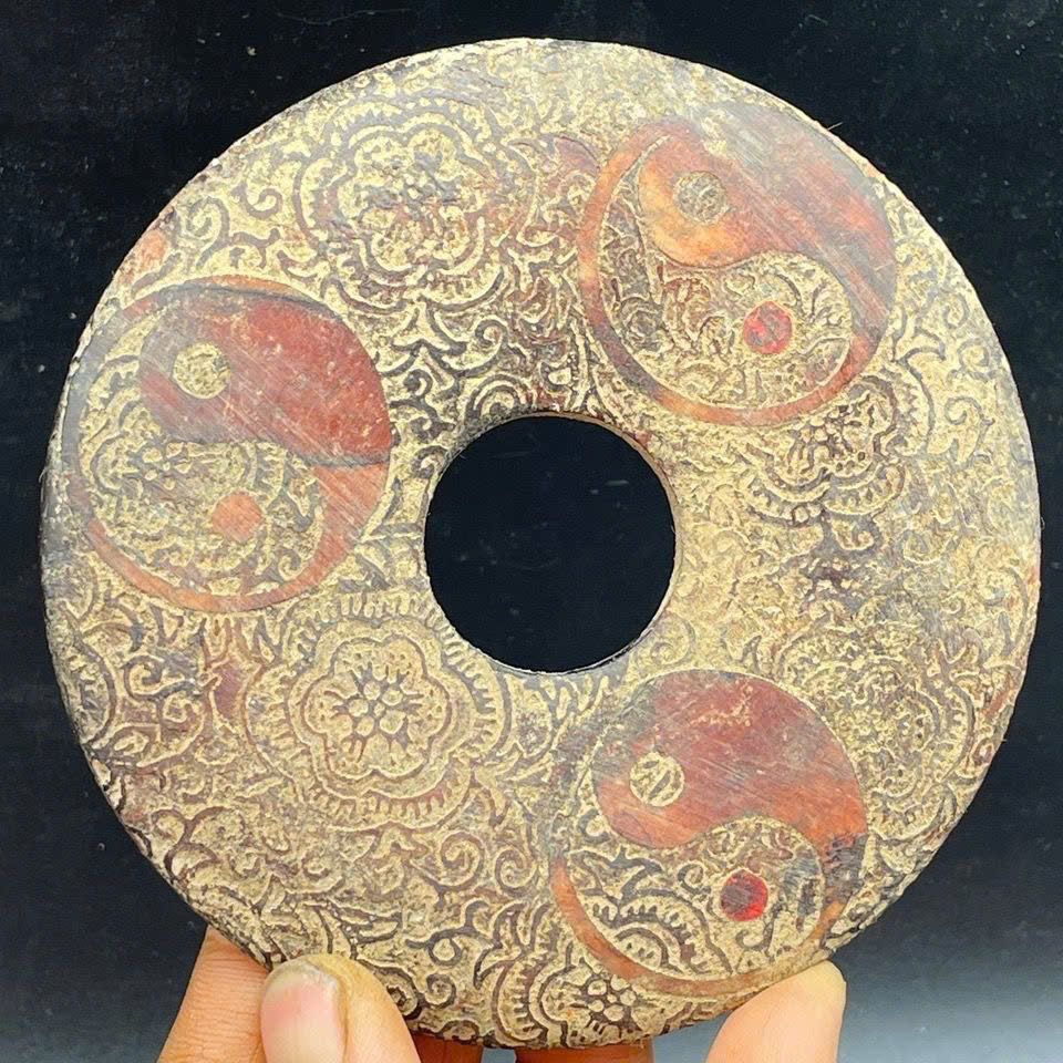  Ngọc bội Âm Dương xưa sưu tầm BKCECN-9580 