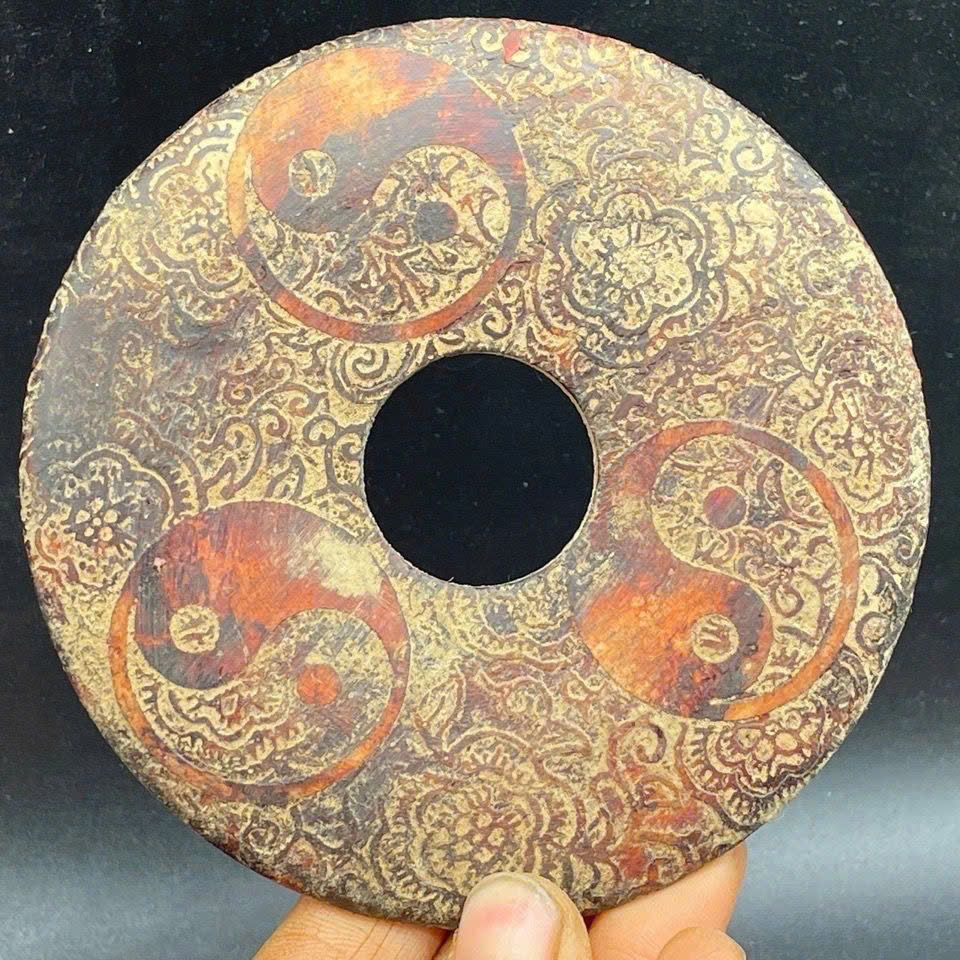  Ngọc bội Âm Dương xưa sưu tầm BKCECN-9580 