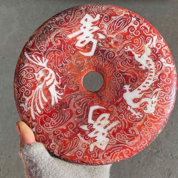  Ngọc bội Rồng Phượng xưa BKCECN-9581 