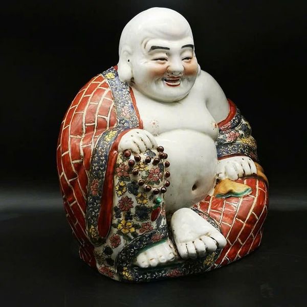  Tượng Di Lặc Cà Sa Gấm Hoa sưu tầm BKCECN-9586 