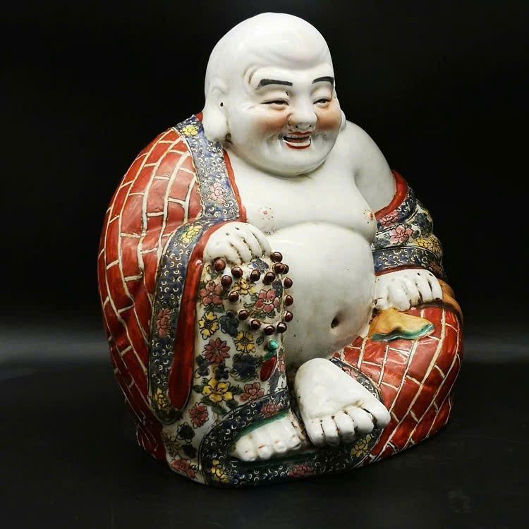  Tượng Di Lặc Cà Sa Gấm Hoa sưu tầm BKCECN-9586 