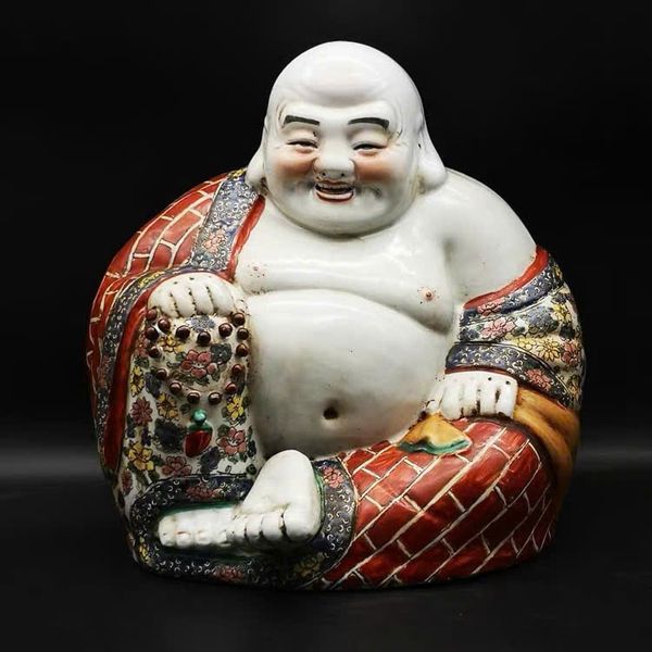  Tượng Di Lặc Cà Sa Gấm Hoa sưu tầm BKCECN-9586 