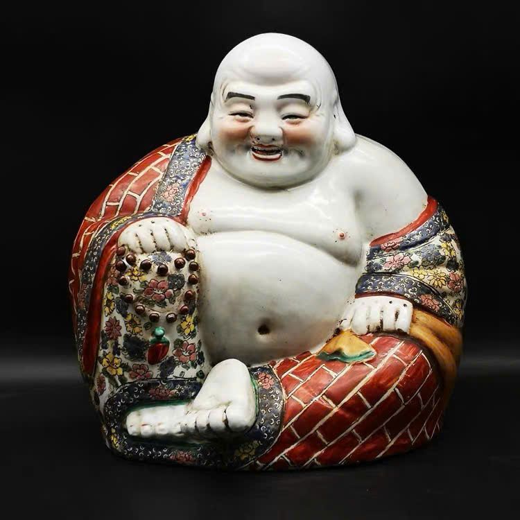  Tượng Di Lặc Cà Sa Gấm Hoa sưu tầm BKCECN-9586 