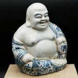  Tượng Di Lặc Sứ xanh sưu tầm BKCECN-9575 