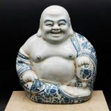  Tượng Di Lặc Sứ xanh sưu tầm BKCECN-9575 