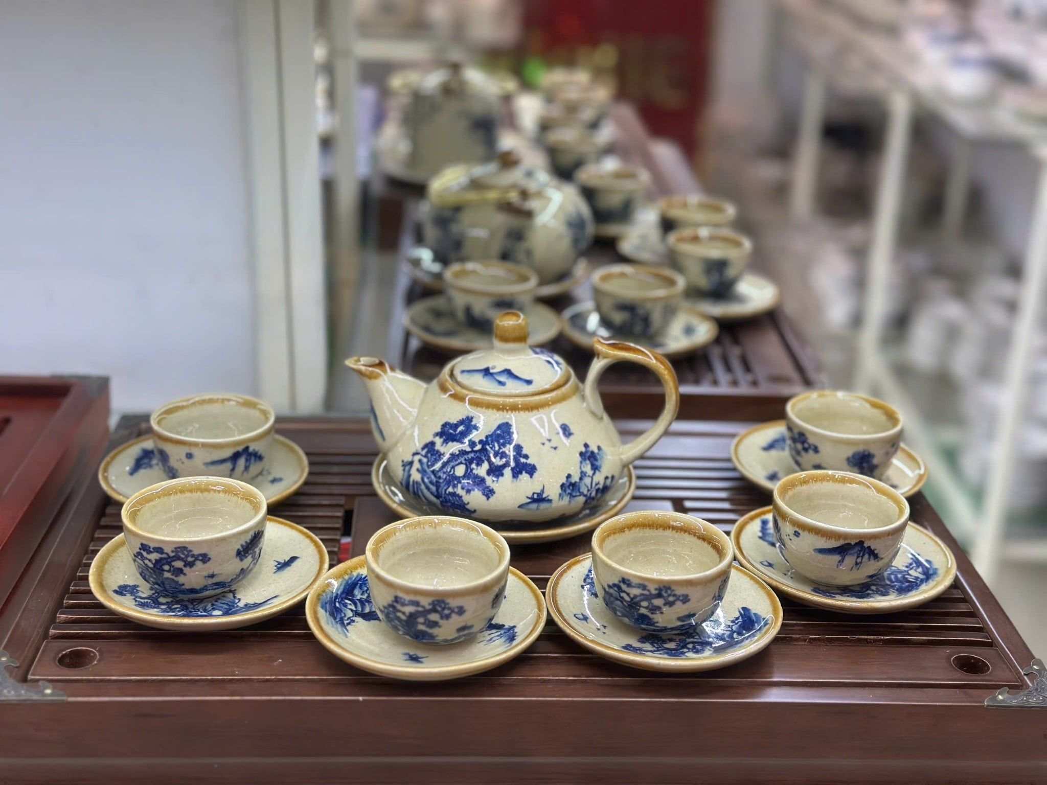  Bộ ấm chén Rùa Sơn Thủy Hữu Tình BKCECN-9589 