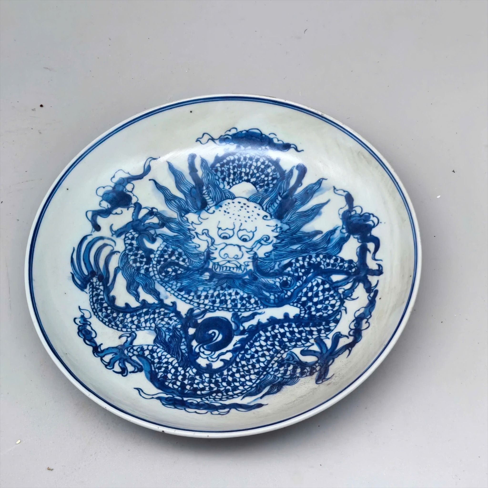  Đĩa Rồng xưa sưu tầm BKCECN-9585 