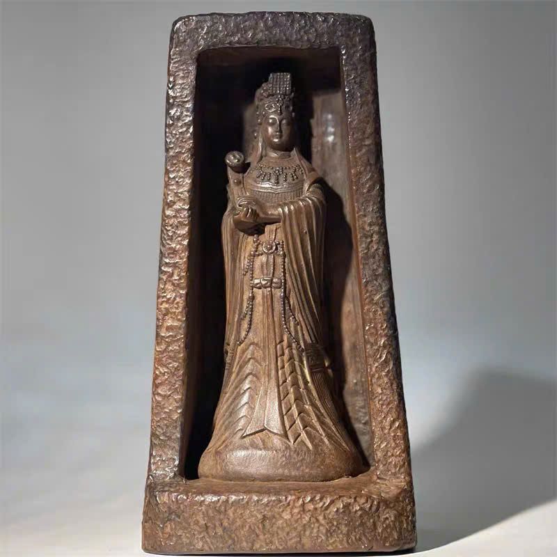  Tượng Phật Quan Âm đá sưu tầm BKCECN-9587 