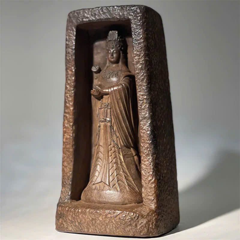  Tượng Phật Quan Âm đá sưu tầm BKCECN-9587 