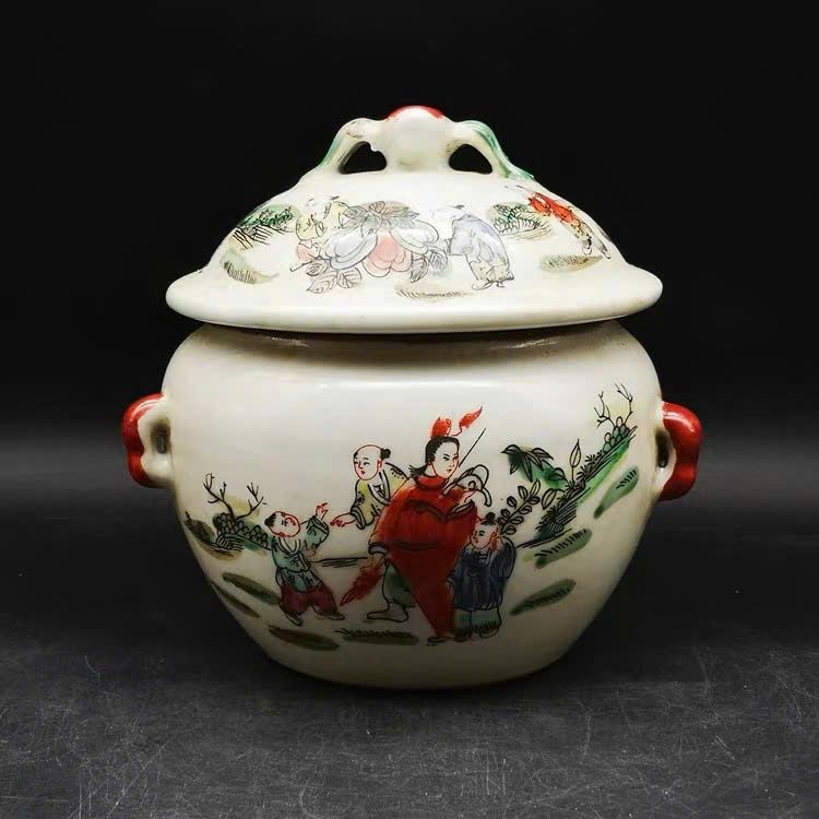  Hũ sưu tầm họa tiết Đồng Tử BKCECN-9590 