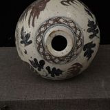  Mai Bình Kỳ Lân xưa men già nung củi BKCECN-9615 