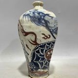  Mai Bình Rồng vẽ tay nung củi BKCECN-9619 