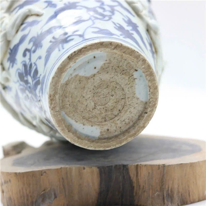  Bình Sứ Xanh vẽ Rồng sưu tầm BKCECN-9626 