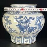  Hũ gốm vẽ tay nung củi sưu tầm BKCECN-9629 