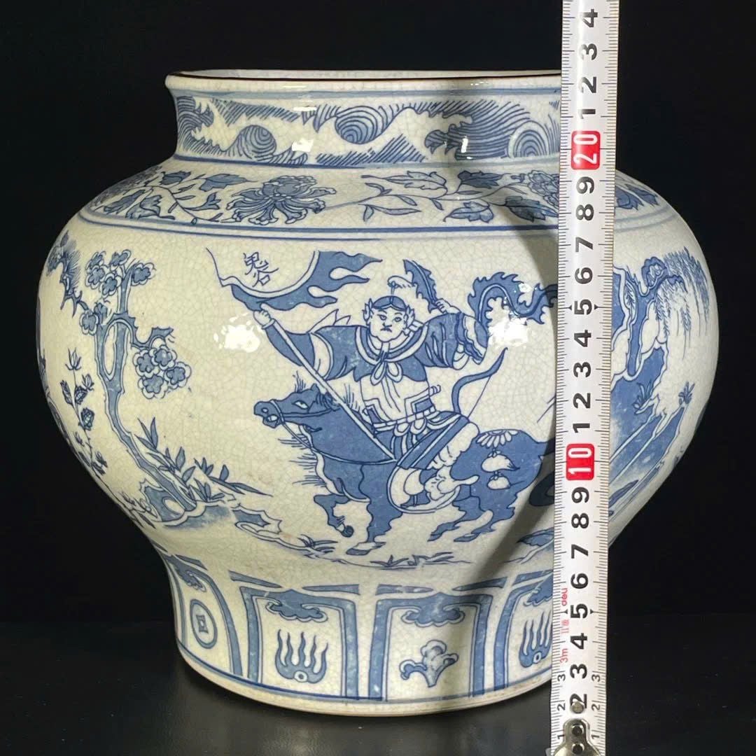  Hũ gốm vẽ tay nung củi sưu tầm BKCECN-9629 