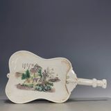  Đàn xưa vẽ cảnh Sơn Thuỷ Thôn Gia BKSTCN-9501 