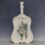  Đàn xưa vẽ cảnh Sơn Thuỷ Thôn Gia BKSTCN-9501 