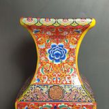  Bình Pháp Lang bổ khung Tứ Diện Hoa Điểu BKCECN-9637 