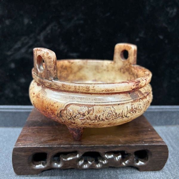  Lư Ngọc xưa ám hoạ sen sưu tầm BKSTCN-9503 