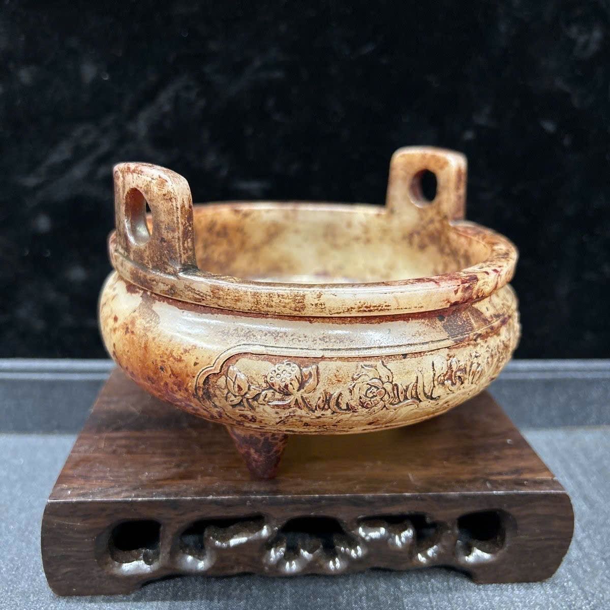  Lư Ngọc xưa ám hoạ sen sưu tầm BKSTCN-9503 