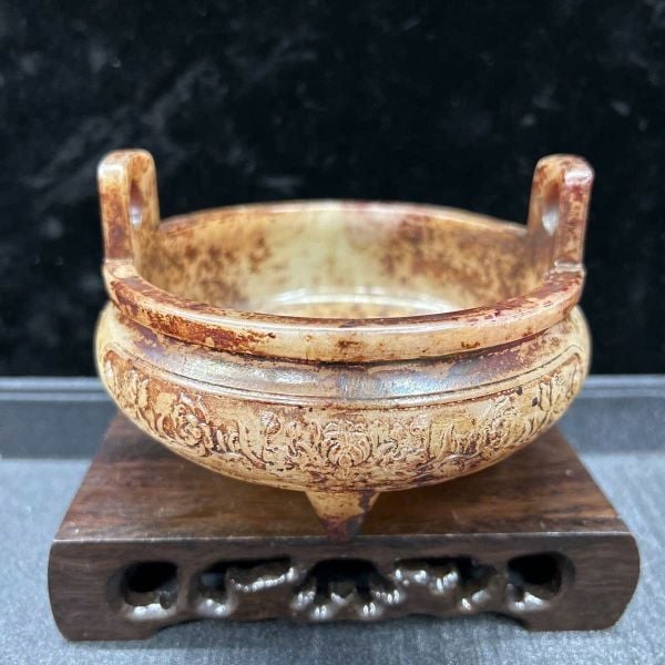  Lư Ngọc xưa ám hoạ sen sưu tầm BKSTCN-9503 