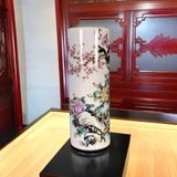  Ống đựng nhang Uyên Ương hoa đào đón xuân sưu tầm BKCECN-9665 