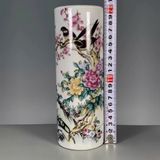  Ống đựng nhang Uyên Ương hoa đào đón xuân sưu tầm BKCECN-9665 