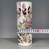  Ống đựng nhang Uyên Ương hoa đào đón xuân sưu tầm BKCECN-9665 