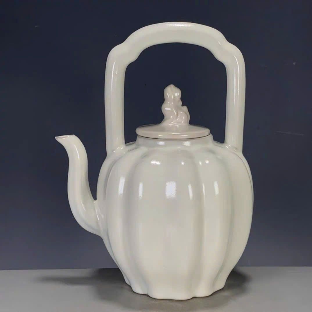  Bình trà sứ bổ múi sưu tầm BKCECN-9666 