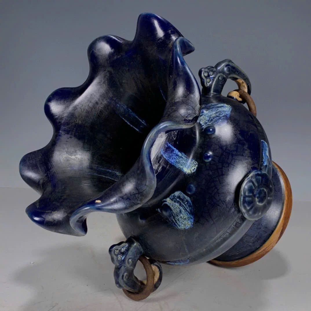  Bình Gốm Men Tím Cao Cấp Sưu Tầm BKCECN-9673 