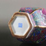  Bình đa giác khổng tước Liên hoa BKCECN-9677 