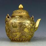  Ấm Song Long đồng BKMECN-9535 